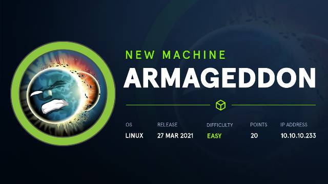 HackTheBox Armageddon Write Up