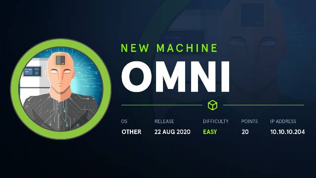 HackTheBox Omni Walkthrough