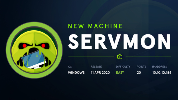 HackTheBox - Servmon Write-up